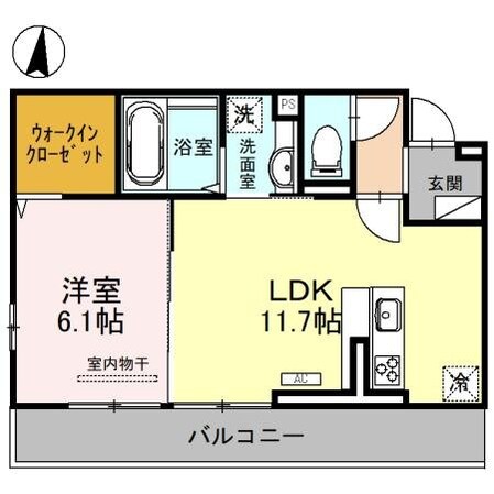 アクシス・ハイムの物件間取画像